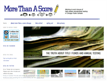 Tablet Screenshot of morethanascorechicago.org